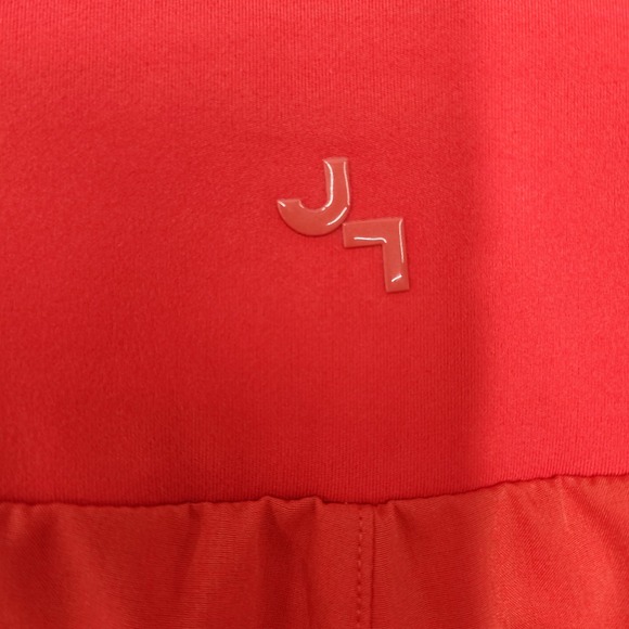 Joy Lab Women Red Athletic Shorts Laser Cut Perforated Layered Size Medium - Picture 5 of 8